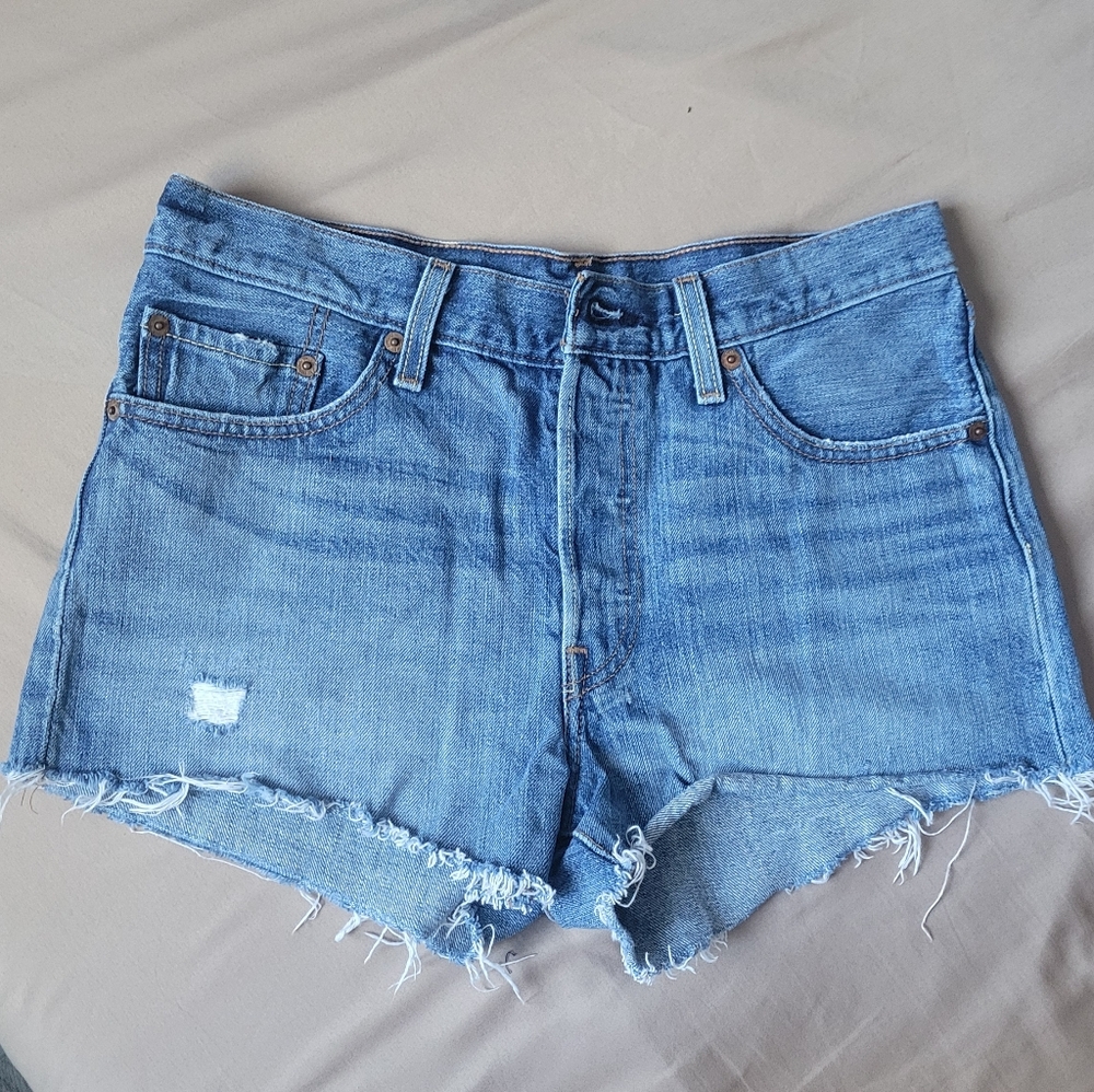 Levi's 501 Denim Blue Women's Shorts